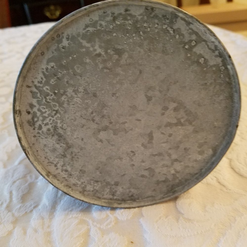 Rustic Gray Metal Pitcher - Picture 3 of 4
